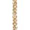 12 Pack: Champagne Large Hole Faceted Glass Rondelle Beads by Bead Landing™